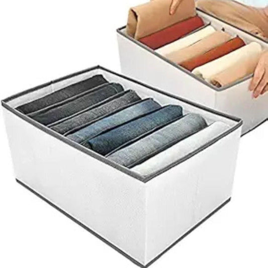 Clothes organiser for wardrobe storage,shirt,pant drawer organizer (Pack of 2)