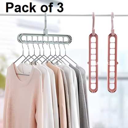 Space Saver Folding Hangers ( Pack Of 3)